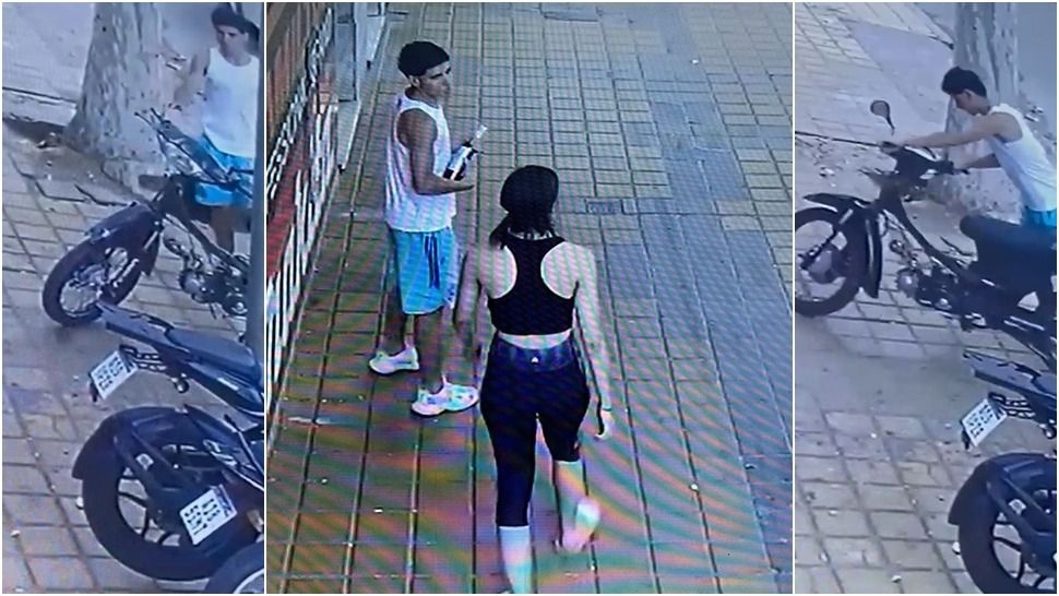 Video: roban una moto en el centro de San Juan a plena luz del día
