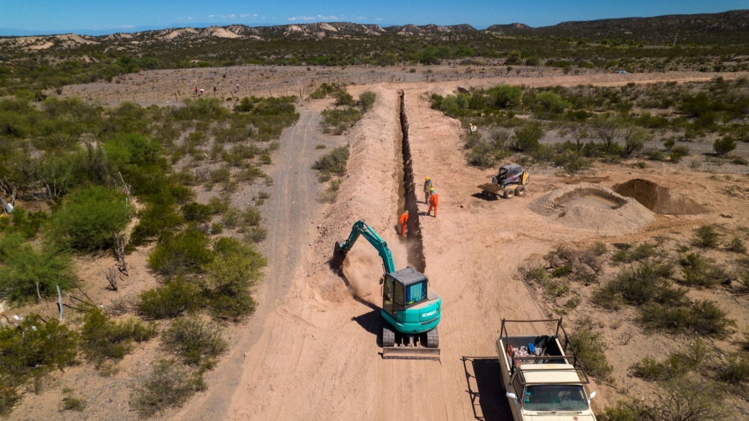 Harán el empalme para llevar agua potable a Vallecito 