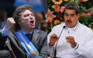 Milei respaldó a EE.UU. y llamó terrorista y narcotraficante a Maduro