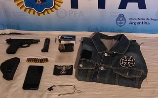 Detienen a dos hombres en Mendoza por amenazas a Milei y mensajes neonazis