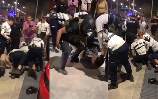 Por presuntas picadas, la Policía desplegó un operativo con detenidos en el Estadio del Bicentenario