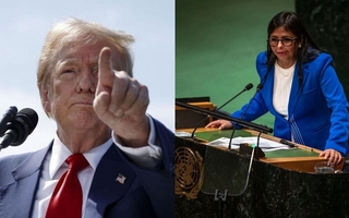 Trump amenazó a Delcy Rodríguez: “Si no hace lo correcto, va a pagar un precio muy alto"