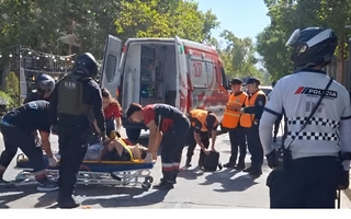 Atropellaron a una mujer de 60 años frente al Correo Argentino en pleno centro