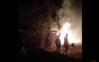 Una falla eléctrica provocó un incendio en la parroquia de Zonda