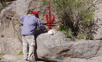 Tras el vandalismo, refuerzan la limpieza del río Las Tumanas en Valle Fértil