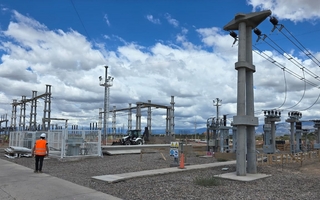 Pusieron en servicio la Estación Transformadora San Juan Sur en Sarmiento