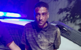 Violento robo en Rivadavia: cámaras, forcejeo y un vecino apuñalado