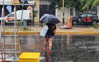 El temporal sorprendió a San Juan: la tormenta se hizo sentir en la provincia