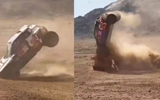 Impactante accidente en el Dakar: pilotos sin lesiones graves