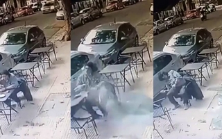 Vidrio se desprendió de un balcón y cayó sobre un hombre en Palermo