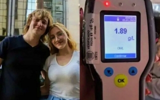 La novia de Iñaki Gutiérrez chocó con alto alcohol en sangre