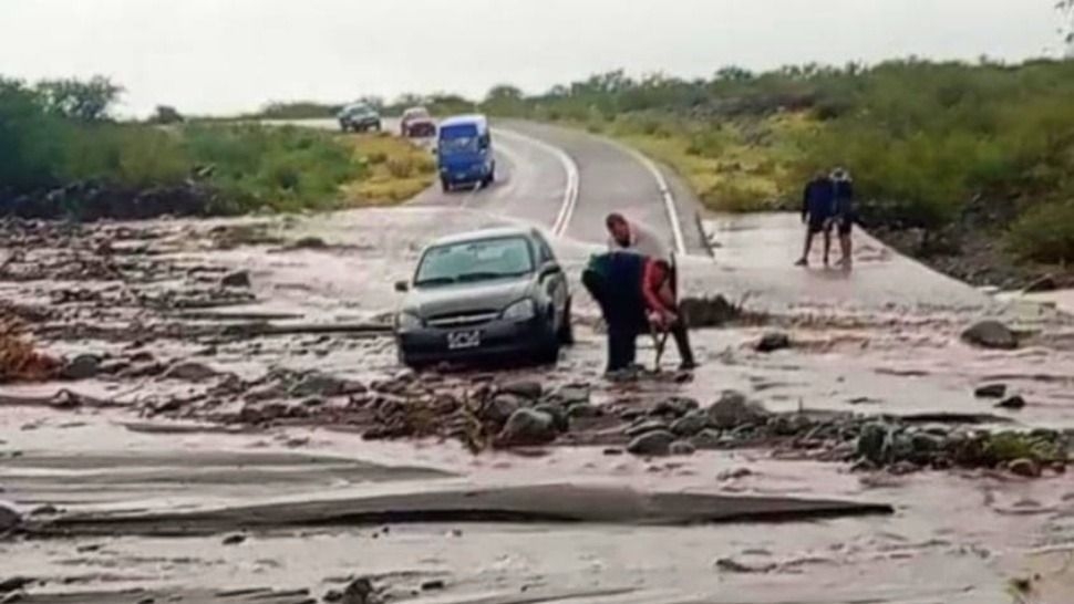 Temporal en San Juan: varias rutas quedaron intransitables