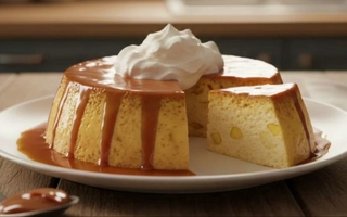 Cómo preparar un flan de manzana de manera fácil y económica paso a paso