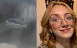 El video del choque de la libertaria Eugenia Rolón, quien manejaba con 1,89 de alcohol