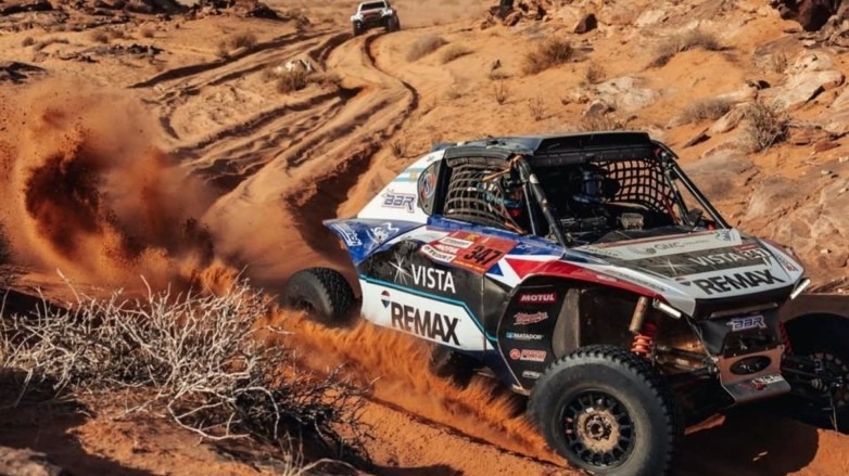 Podio para la dupla Sisterna y Benavides en la sexta etapa del Dakar