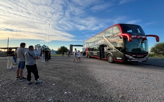 Por una falla mecánica de un colectivo más de 30 sanjuaninos quedaron varados