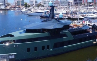 El megayate de USD 60 millones que causa sensación en Punta del Este