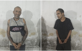 Dos policías heridos y ataque con piedras en un violento procedimiento