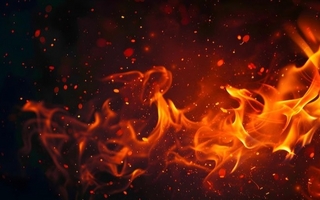 Un voraz incendio destruyó por completo a un kiosco en Zonda