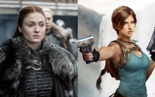 Salió a la luz la primera foto de Sophie Turner como Lara Croft de Tomb Raider