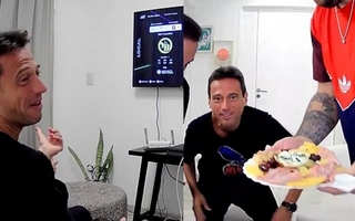 Moretti hizo una insólita aparición en un streaming de San Lorenzo