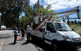 9 de Julio: nueva iluminación LED mejora calles y seguridad de vecinos 