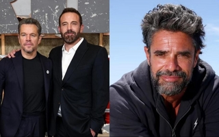 Matt Damon y Ben Affleck se burlaron de Luciano Castro: "Buen día, guapa"