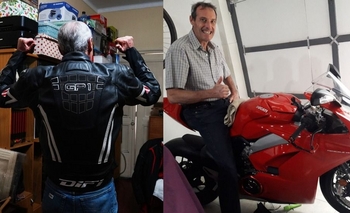 Marcelo Guerrero, tuvo más de 250 motos y conoció a decenas de campeones del mundo