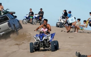 Un joven grave tras volcar con su cuatriciclo en Villa Gesell