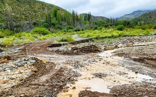 Tormentas en Jáchal: rescataron a ocho familias aisladas en Huerta de Huachi