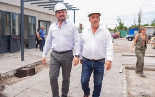 El gobernador supervisó la obra del CIC de Marquesado