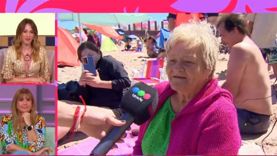 Abuela sanjuanina emocionó al contar en vivo que conoció el mar por primera vez