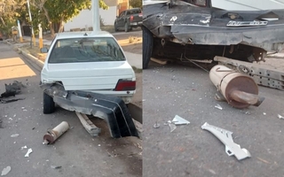Dos veces le chocaron el auto que tenía estacionado en la puerta de su casa