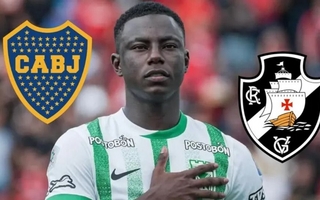 Hinestroza no llega a Boca y jugará en Vasco da Gama