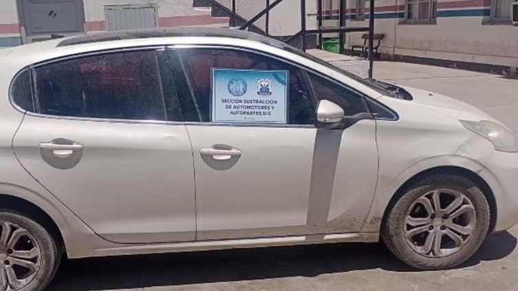 La Policía de San Juan recuperó un vehículo robado en Córdoba