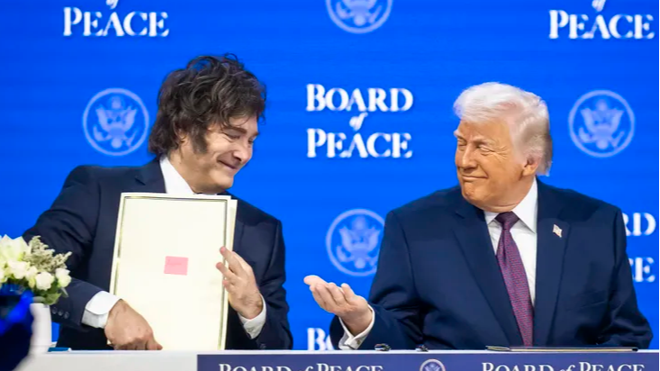 Milei firmó la incorporación de Argentina al Consejo de la Paz de Trump