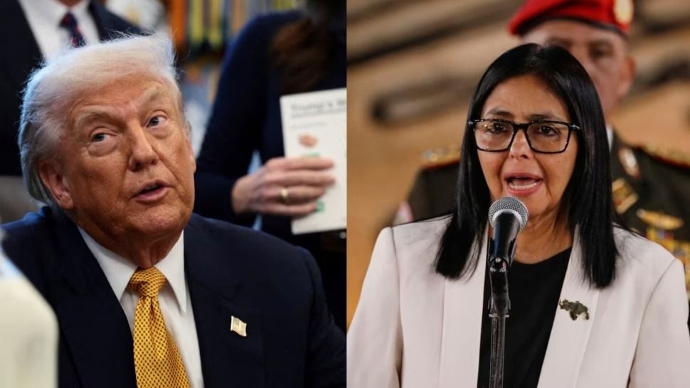 Trump invitó a la presidenta interina venezolana a visitar EE. UU.