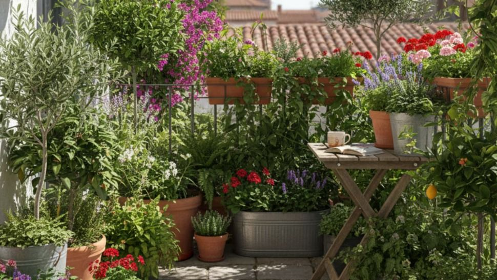 Las tres mejores plantas para tu balcón en verano: lluvia y calor