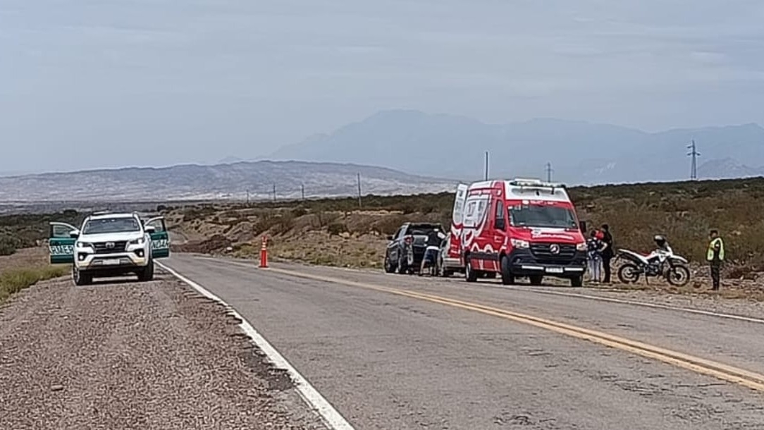 Importante operativo por un choque en Ruta 40