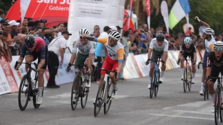 Tivani se consagró como ganador de la primera etapa de la Vuelta a San Juan