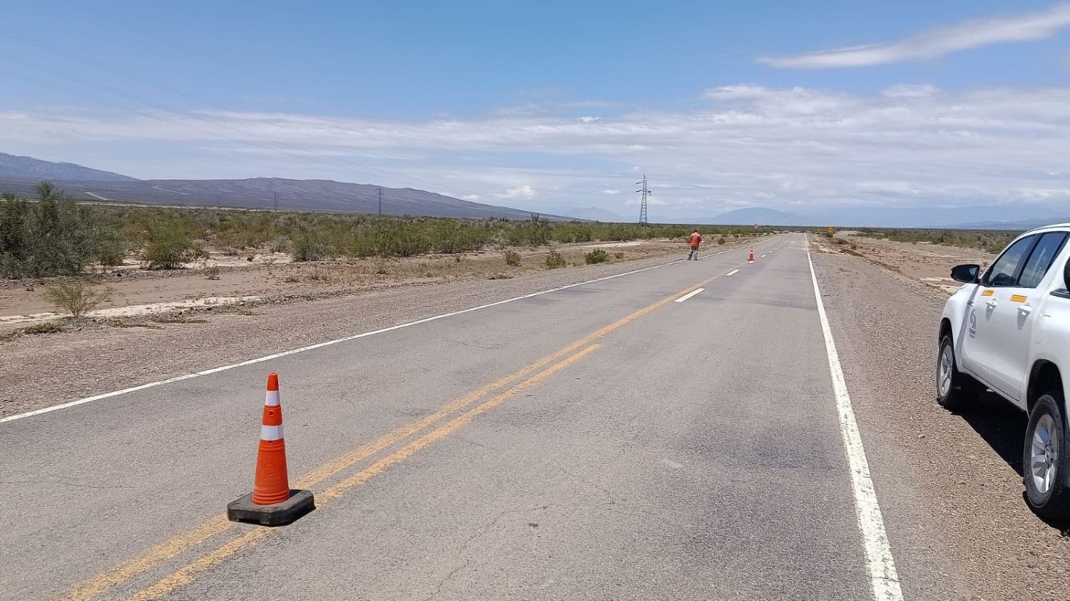 El tramo de Talacasto de la Ruta 40 vuelve a estar transitable