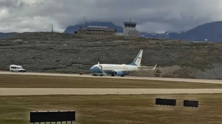 Un avión de Defensa de EE UU aterrizó sin aviso previo en Ushuaia