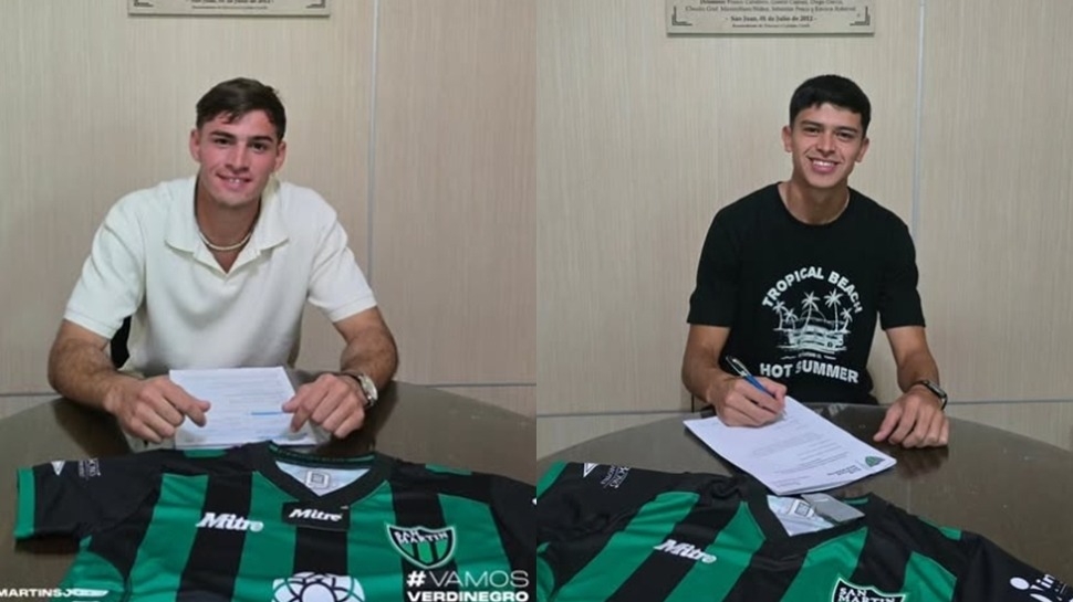 San Martín sumó dos nuevos refuerzos a su plantel 