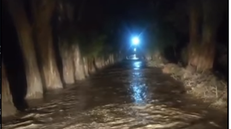 Así avanzó la nueva creciente que volvió a cortar los accesos a Zonda