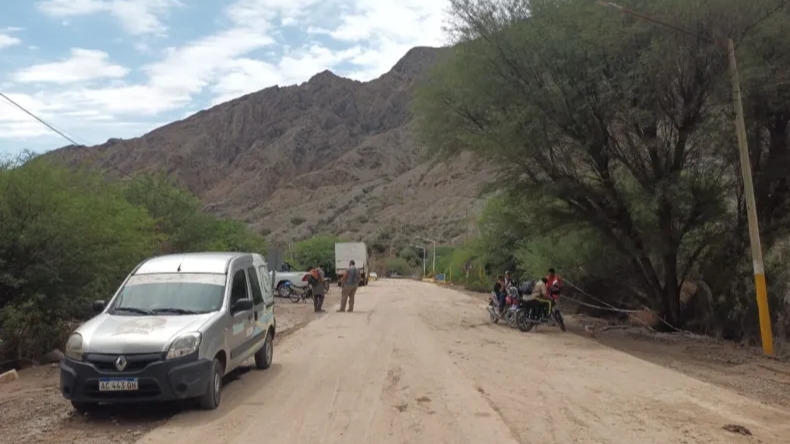 Cómo está la Ruta 12 a Zonda tras la creciente