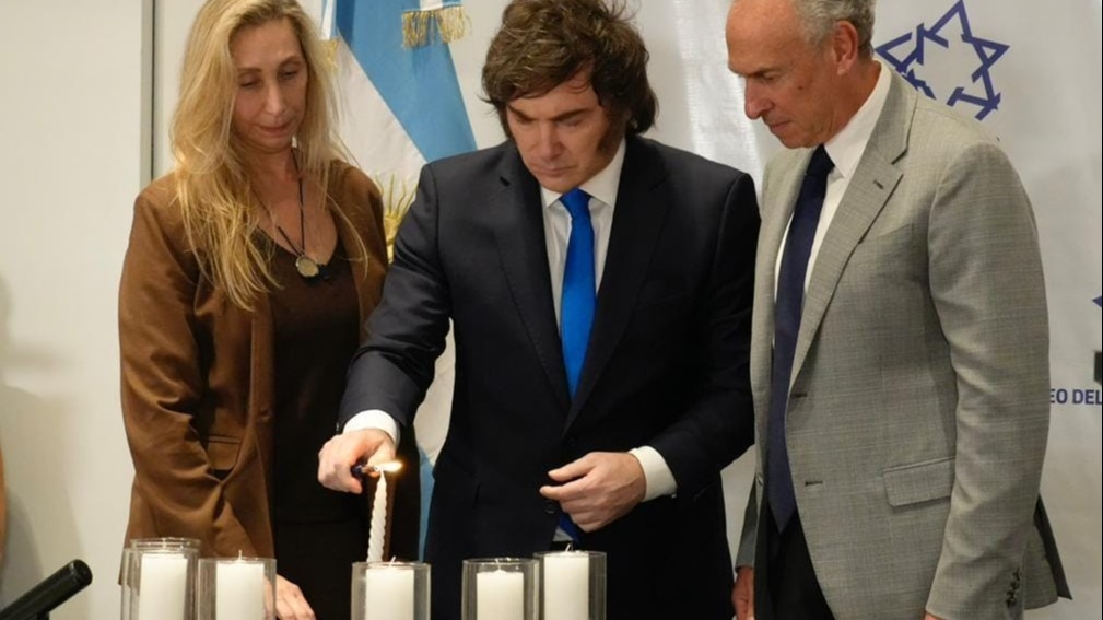 Milei ratificó la lucha contra el antisemitismo: "Tendremos tolerancia cero" 