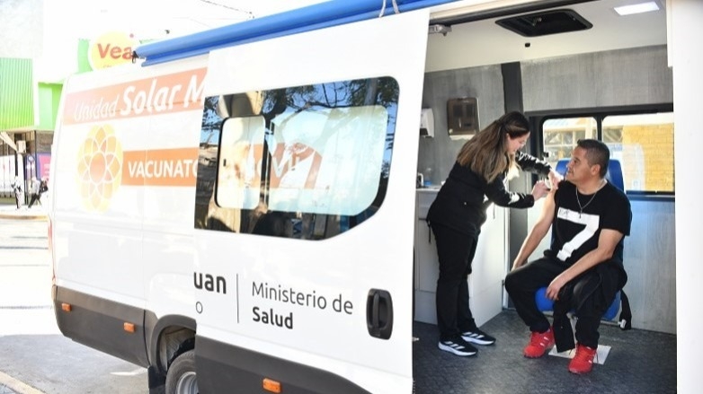 Intenso trabajo del vacunatorio móvil en San Juan: aplicó más de Más de 8.500 dosis