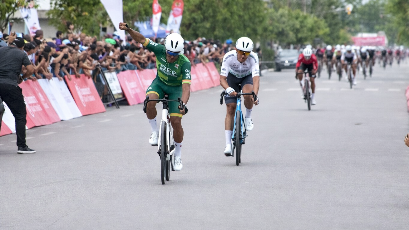 Hugo Ruiz Calle, del SEP,  se quedó con la exigente Etapa 6 de la Vuelta a San Juan