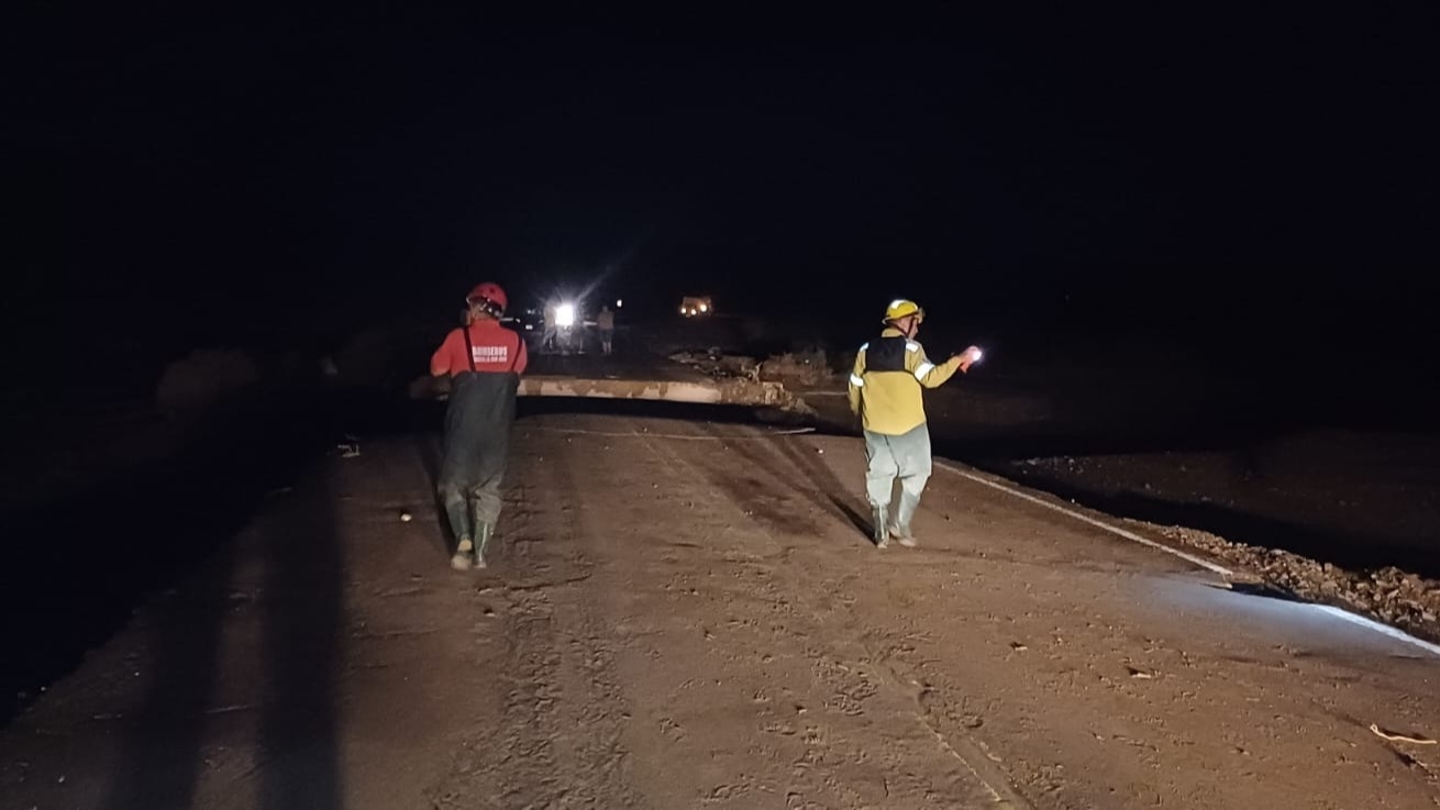 El temporal golpeó a Iglesia: el reporte que dejó bomberos