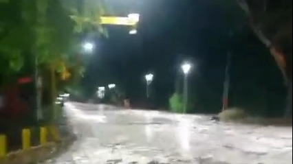Las inundaciones dejó a cinco familias evacuadas en Ullum